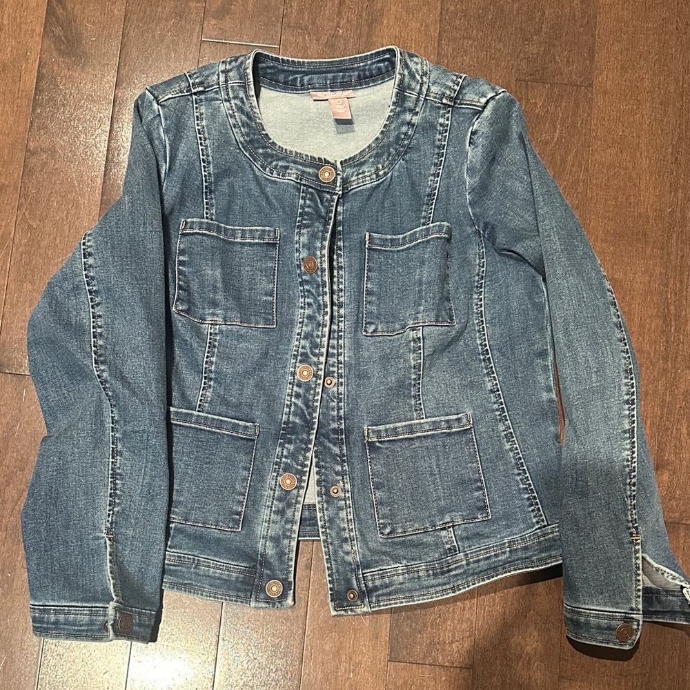 Chico's Blue Jean Jacket